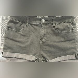 Bullhead Women's Gray Green Shorts size 28